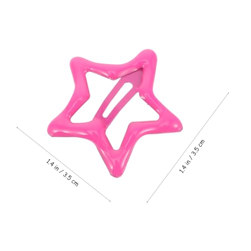 HAKIDZEL 20 Stück Teiliges Bunte Stern Haarklammern Haarklammern mit Einzigartigem Design Sichere und Einfache Haarclips für Mädchen Vielseitiger Haarschmuck für Alltag und Besondere von HAKIDZEL