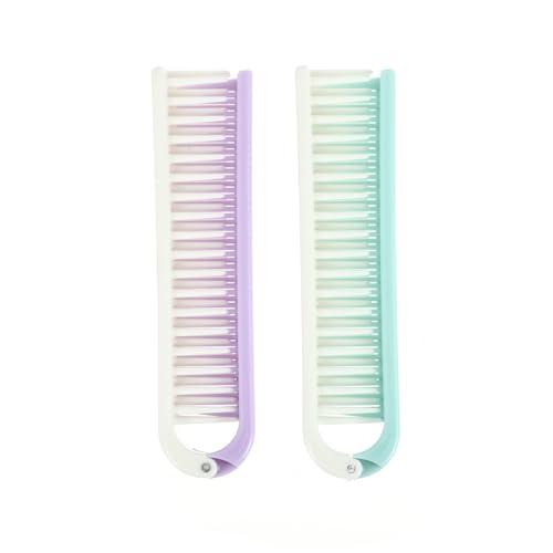 HAKIDZEL 2St Friseurkamm hair styling haarschutz Antistatischer Haarkamm tragbarer Haarkamm Haarschmuck antistatischer Kamm Mini gerader Kamm Geldbörse Feiner Zahnkamm Kind von HAKIDZEL