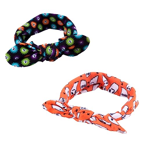 HAKIDZEL 2St Halloween-Haarband Haarband für Kinder -Hijab halloween haarschmuck kinder kostüm halloween kinder Haargummis Stirnband Halloween-Kopfschmuck für Kinder empfindlich Geist von HAKIDZEL