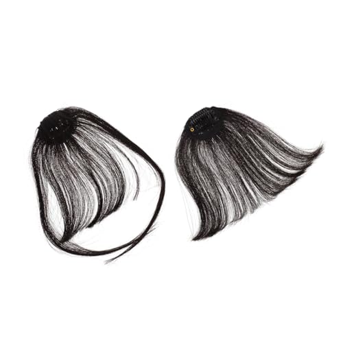 HAKIDZEL 2stücke Haar-air-clip Für Mädchen Front-haar-clip Frauen-perücken Mit Natürlicher Fringe Perücke Zum Verändern Der Gesichtsform von HAKIDZEL