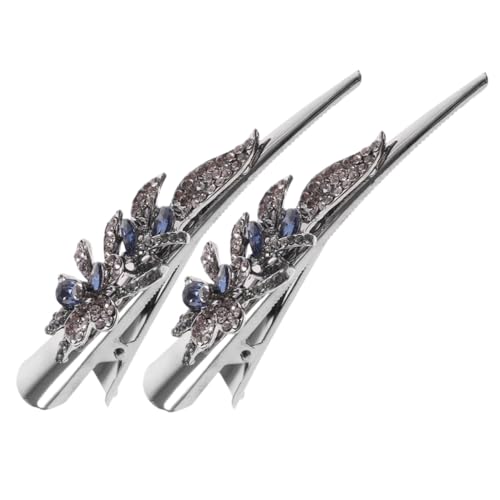HAKIDZEL 2stücke Metall-haarspangen Mit Strasssteinen Retro-haarnadeln Für Damen Accessoires Für Alltag Partys Und Hochzeiten von HAKIDZEL