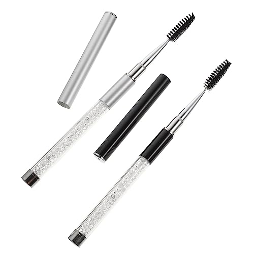 HAKIDZEL 2stücke Wimpernbürste Wimpernapplikator Werkzeug Wimpernpinsel Make-up-tool Augenbrauenpinsel Transparenter Kunststoffpinsel Für Mascara-anwendung Und Wimperntrennung von HAKIDZEL