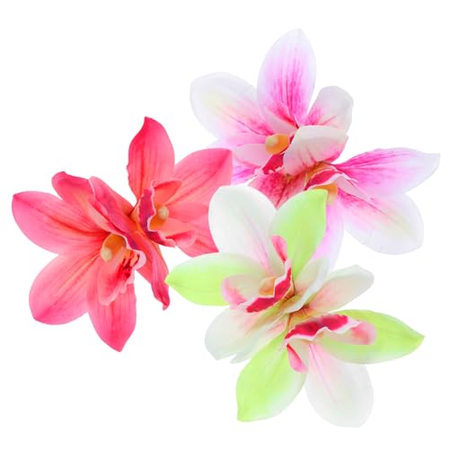 HAKIDZEL 3stücke Kunstblumen Haarclips Für Frauen Leichte Orchideen Haarnadeln Dekorative Haarschmuck Für Frühling Und Sommer Für Strandpartys Und Ausflüge von HAKIDZEL