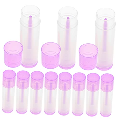 HAKIDZEL 30 Stück Leere Lippenpflegestift Röhrchen für DIY Lippenbalsam Kosmetische Aufbewahrung Farbige Lip Gloss Behälter Wiederverwendbare Tuben Leicht und Tragbar von HAKIDZEL