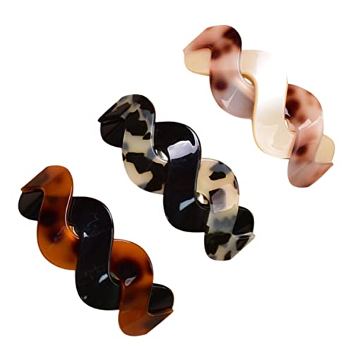 HAKIDZEL 3stücke Große Haarspangen Aus Acryl Teiliges Rotbraun Schildkrötenmuster -honig Haaraccessoire Für Damen Für Hochzeiten Partys Alltag Und Besondere Anlässe von HAKIDZEL