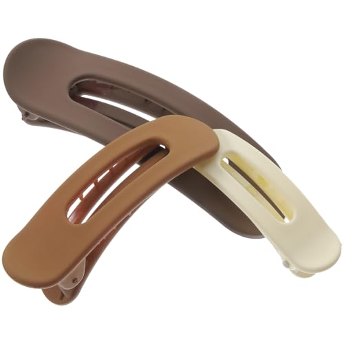 HAKIDZEL 3stücke Drei Dekorative Haarklammern Für Damen Gradient Farbverlauf Duckbilled Haarklammern Für Elegante Frisuren Starke Haftung Haaraccessoires Für Jedes Outfit von HAKIDZEL