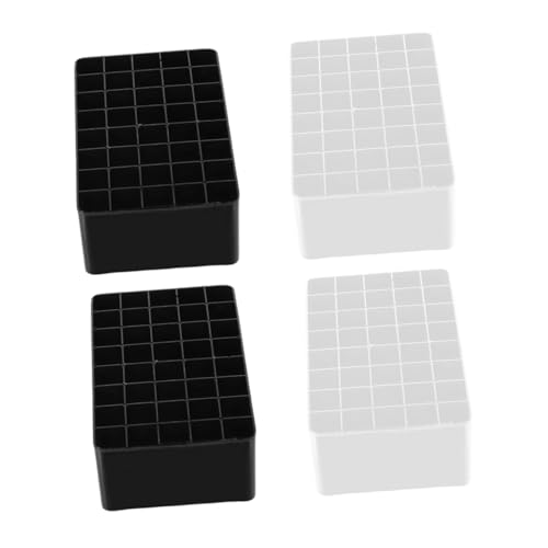HAKIDZEL 4 Stück Boxen Schreibwaren Organizer Desktop Organizer Halterboxen Make Up Werkzeug Aufbewahrungsboxen Multi Grid Boxen Multi Grid Kosmetikboxen Kosmetikkoffer Büro von HAKIDZEL