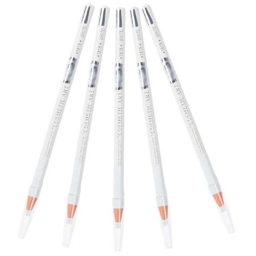 HAKIDZEL 5 Stk Glatter Augenbrauenstift Augenbrauenstifte Für Frauen Make-up-stift Für Augenbrauen Make-up-augenbrauenstifte Wiederholte Augenbrauenpuder Fräulein Weiß Papier Bilden von HAKIDZEL