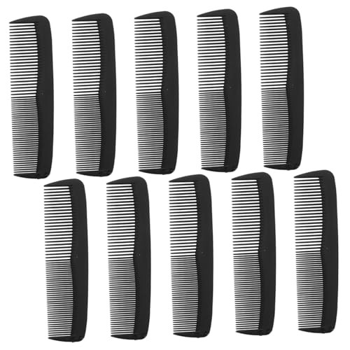 HAKIDZEL 50 Stück Teiliges Mini Haarkamm mit Dichten und Weiten Zähnen Kompakt und Tragbar für Reisen und Vielseitiges Styling bei Frauen und Männern aus Robustem PP Material in Schwarz von HAKIDZEL