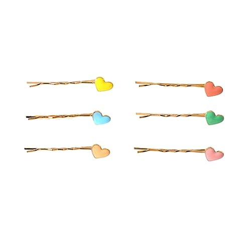 HAKIDZEL 6stücke Teiliges Herz Haarspangen Für Partys Stilvolle Haarnadeln Für Und Mädchen Haaraccessoires Für Besondere Anlässe von HAKIDZEL