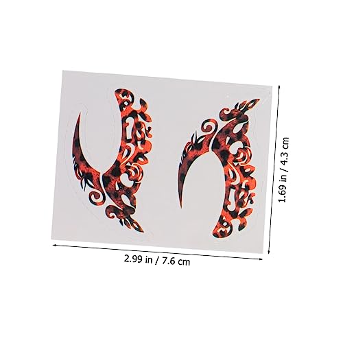 HAKIDZEL 8paare Augen Make-up Selbst-adhesive Schatten Paste Gesicht Dekoration Aufkleber Und Glänzend Geeignet Für Party Und Festlichkeiten Umweltfreundlich Und Sicher Anwendung von HAKIDZEL