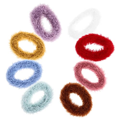HAKIDZEL 8stücke Teiliges Haargummis Für Mädchen Weiche Und Elastische Mini-haarbinder Aus Bunten Farben Für Junge Mädchen Und Kleinkinder Für Täglichen Gebrauch Oder Besondere von HAKIDZEL