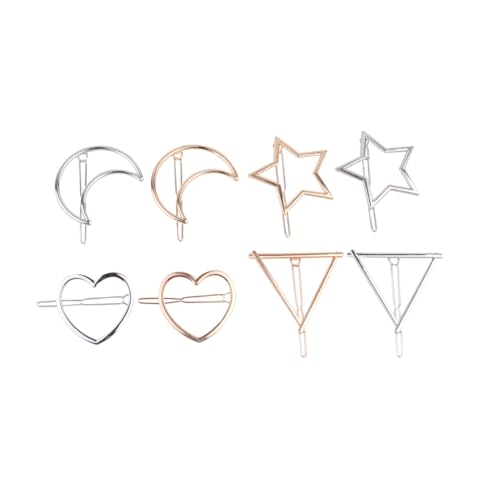 HAKIDZEL 8st Haarschmuck Für Die Dame Böhmische Haarnadeln Mondhaar Haarspangen Für Damen Styling-haarspangen Geometrische Haarspange Haarschmuck Für Damen Haarklammern Frau Böhmen Geschenk von HAKIDZEL