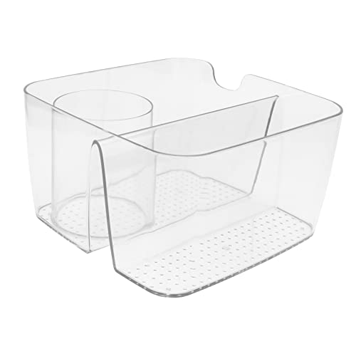 HAKIDZEL Aufbewahrungsbox Durchsichtig Für Lippenstifthalter Und Kleinteilebox Lippenstift-organizer Aus Hochwertigem Material Aufbewahrungsregal Für Schreibtisch-aufbewahrungseimer von HAKIDZEL