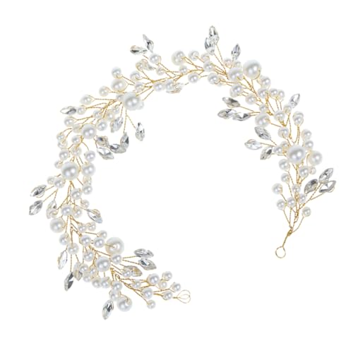 HAKIDZEL Braut Haarschmuck Mit Künstlichen Perlen Elegante Hochzeits-stirnband Für Damen Für Hochzeiten Partys Und Besondere Anlässe Komfortabel Und Stilvoll HAKIDZEL Braut Haarschmuck Mit Künstlichen Perlen Elegante Hochzeits-stirnband Für Damen Für Hochzeiten Partys Und Besondere Anlässe Komfortabel Und Stilvoll von HAKIDZEL