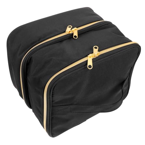 HAKIDZEL Doppellagige Nagellack Organizer Tasche Tragbare Kosmetiktasche mit Großer Kapazität für Flaschen Wasserdichter Nagellack Aufbewahrungsbeutel Praktische Makeup Tasche für von HAKIDZEL