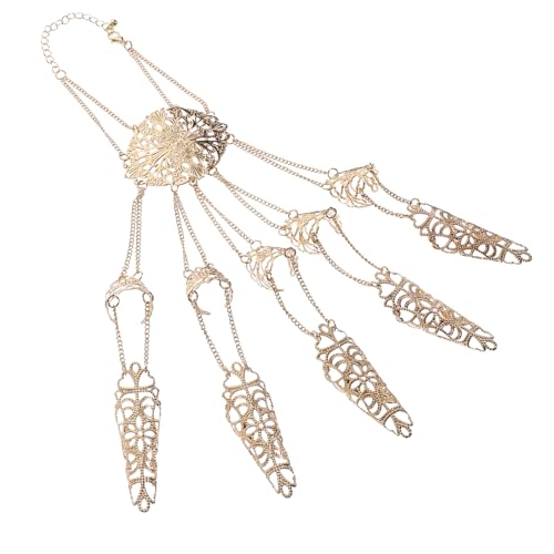 HAKIDZEL Finger-hand-kette Für Damen Goldene Claw-armband Fingernagel-spitzen Schmuck Für Tanzaufführungen Und Partys Leicht Und Komfortabel Design Für Persönliche Stil-aussage HAKIDZEL Finger-hand-kette Für Damen Goldene Claw-armband Fingernagel-spitzen Schmuck Für Tanzaufführungen Und Partys Leicht Und Komfortabel Design Für Persönliche Stil-aussage von HAKIDZEL