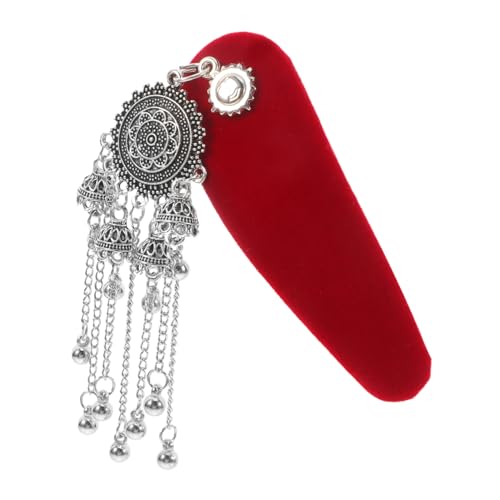 HAKIDZEL Retro Chinesischer Haarschmuck Für Damen Vintage Haarspange Mit Silberfransen Für Hochzeiten Und Besondere Anlässe Verleiht Jedem Look Einen Eleganten von HAKIDZEL