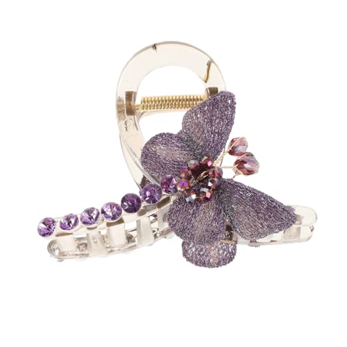 HAKIDZEL Elegante Vintage Butterfly Haarklammer Non- Matte Krallenclips Für Dickes Und Dünnes Haar Für Frauen Und Mädchen Stilvolle Haaraccessoires von HAKIDZEL