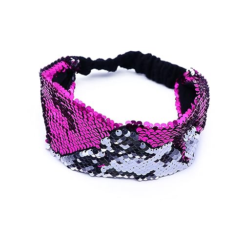 HAKIDZEL Kopfschmuck für Mädchen Haarband mit Pailletten Bandana für Frauen kinder haarschmuck hair accessories for Stirnband Haargummis Haarband für Mädchen Kinderhandband Fräulein von HAKIDZEL