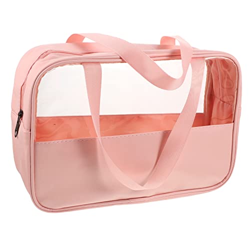 HAKIDZEL Reise Kosmetiktasche Mit Fächern Transparentes Makeup Organizer Für Damen Große Aufbewahrungstasche Für Kosmetika Und Toilettenartikel Für Reisen Und Zuhause von HAKIDZEL