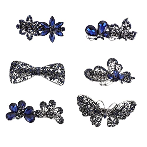 HAKIDZEL 6stücke Teiliges Vintage Haarspangen Aus Legierung Mit Floralen Designs Elegante Haarschmuck Für Mädchen Für Besondere Anlässe Und Täglichen Gebrauch von HAKIDZEL