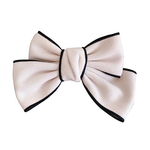 HAKIDZEL Women Bowknot Haarspange Aus Plüsch Elegantes Haaraccessoire Für Damen Für Hochzeiten Partys Und Alltag Vielseitige Haarschmuck-optionen von HAKIDZEL