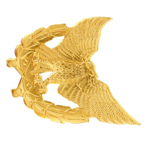 HAKIDZEL Metall-hutabzeichen Adler Pin aus Zinklegierung Langlebiges Sicherheitszeichen für Uniformen Präzise Verarbeitetes Legierungs-abzeichen Stilvolles Accessoire für von HAKIDZEL