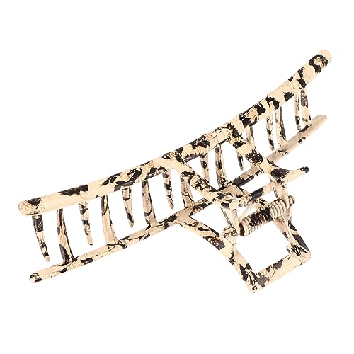 HAKIDZEL Modische Haarklammer Für Damen 12cm Aus Kunststoff Leopard Design Rutschfester Sitz Haarschmuck Für Dickes Haar Für Täglichen Gebrauch Und Beim Duschen von HAKIDZEL