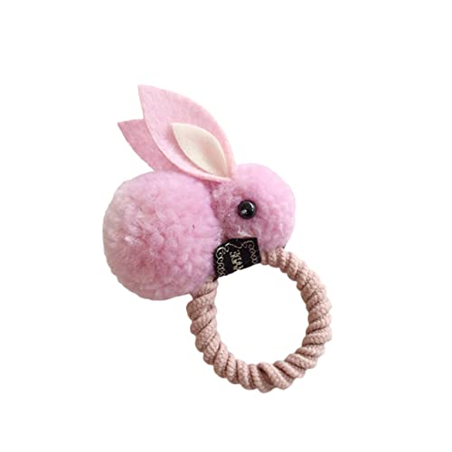 HAKIDZEL Haarschmuck Für Damen Vintage Pferdeschwanzhalter Haargummis Für Mädchen Scrunchy Haarring Pferdeschwanz-haarseil Osterkörbchenfüller Haarschmuck Für Frauen Super Süße Bommel Kind von HAKIDZEL