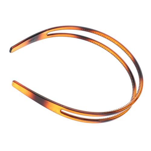 HAKIDZEL Rutschfester Zweilagiger Haarschmuck Damen Haarreif mit Feinen Zähnen Modisches Stirnband für Mädchen Eleganter Kopfschmuck für Alltag und Geschenke von HAKIDZEL