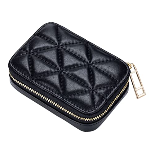 HAKIDZEL Tragbare Lippenstift Aufbewahrungstasche aus Hochwertigem PU Kosmetiktasche mit Spiegel Kompakt und Langlebig für Unterwegs für Damen von HAKIDZEL