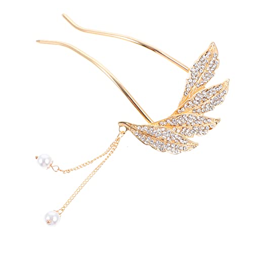 HAKIDZEL U-förmige Haarnadel Perlen Eleganter Haarschmuck Für Mädchen Für Hochzeiten Partys Und Tägliches Styling Leicht Und Vielseitig Für Verschiedene Frisuren von HAKIDZEL