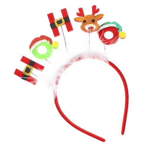 HAKIDZEL christmas haarreif christmas headband weihnachtsmann stirnband Haarschmuck für Weihnachten Weihnachtskranz Weihnachtsstirnband für Mädchen Weihnachtsstirnband für kinder von HAKIDZEL