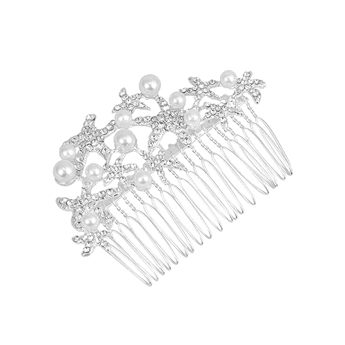 HAKIDZEL hochzeit kopfschmuck hochzeitshaar schmuck wedding hair accessories Handgemachte Haarkämme Tiara haarschmuck Hochzeit Haarkamm Perlenhaarkamm Kopfbedeckung Zubehör Braut von HAKIDZEL