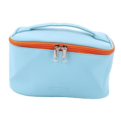 HAKIDZEL wasserdichte Kosmetiktasche Damen PU Großes Fassungsvermögen Leicht und Kratzfest Stylische Makeup Tasche Reise Outdoor Camping von HAKIDZEL