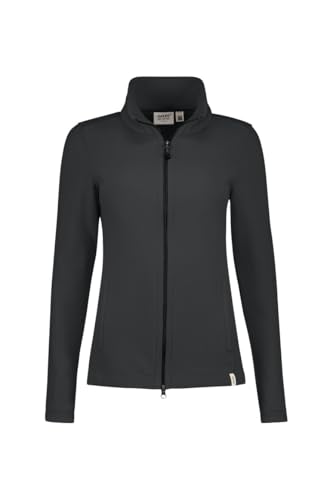 HAKRO #246 DAMEN FLEECEJACKE ECO GRS (DE/NL/SE/PL, Alphanumerisch, XXL, Regular, Regular, anthrazit) von HAKRO