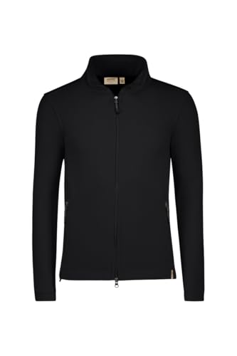 HAKRO #846 FLEECEJACKE ECO GRS (DE/NL/SE/PL, Alphanumerisch, 6XL, Regular, Regular, schwarz) von HAKRO