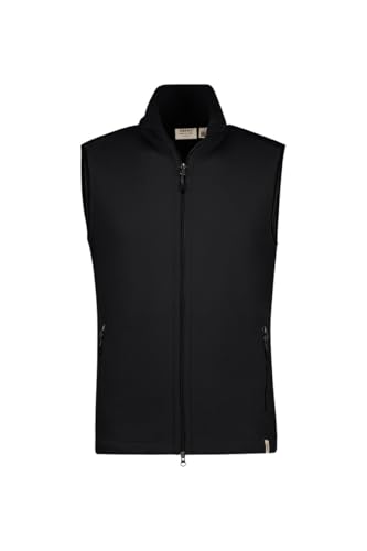 HAKRO #847 FLEECEWESTE ECO (DE/NL/SE/PL, Alphanumerisch, XL, 3XL, Regular, Regular, schwarz) von HAKRO