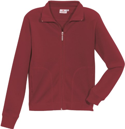 HAKRO Damen Casual Sweatjacke - 227 - weinrot - Größe: XS von HAKRO