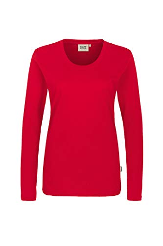 HAKRO Damen Langarm T-Shirt "Classic" - 178 - rot - Größe: 3XL von HAKRO