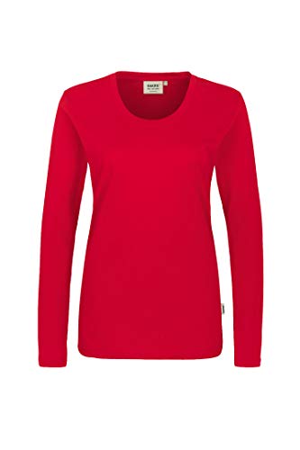 HAKRO Damen Langarm T-Shirt "Classic" - 178 - rot - Größe: M von HAKRO
