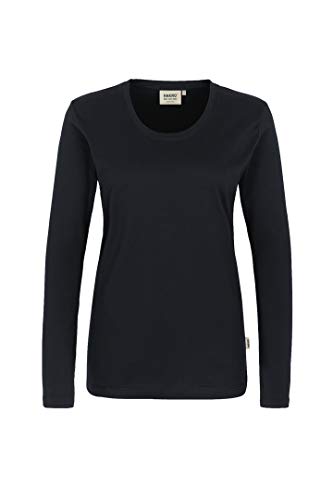 HAKRO Damen Langarm T-Shirt "Classic" - 178 - schwarz - Größe: L von HAKRO