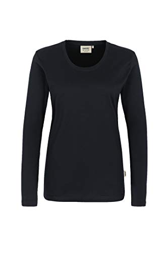 HAKRO Damen Langarm T-Shirt "Classic" - 178 - schwarz - Größe: M von HAKRO