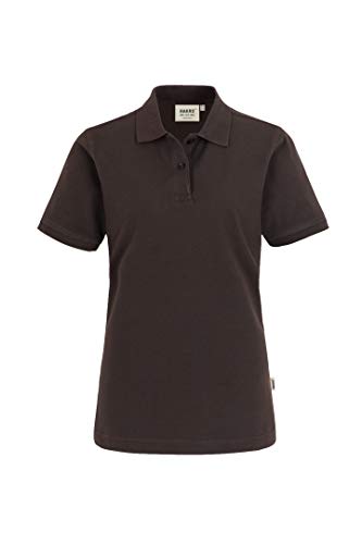 HAKRO Damen Polo-Shirt „Top“ 224 - chocolate - Größe: M von HAKRO