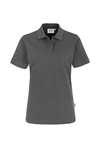 HAKRO Damen Polo-Shirt „Top“ 224 - graphite - Größe: M von HAKRO