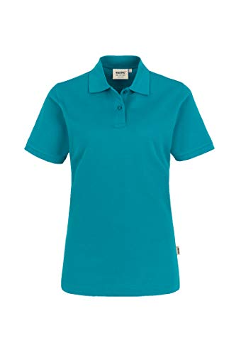 HAKRO Damen Polo-Shirt „Top“ 224 - smaragd - Größe: XL von HAKRO