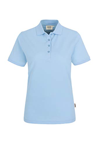 HAKRO Damen Polo-Shirt "Classic" - 110 - ice blue - Größe: M von HAKRO