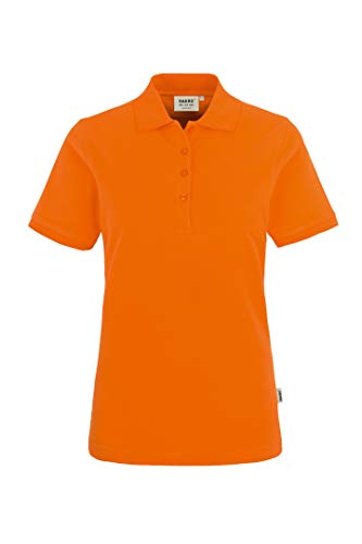 HAKRO Damen Polo-Shirt "Classic" - 110 - orange - Größe: M von HAKRO