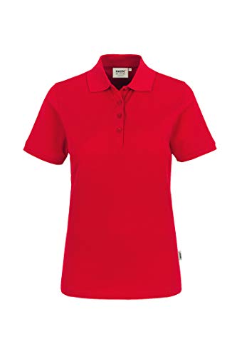 HAKRO Damen Polo-Shirt "Classic" - 110 - rot - Größe: L von HAKRO